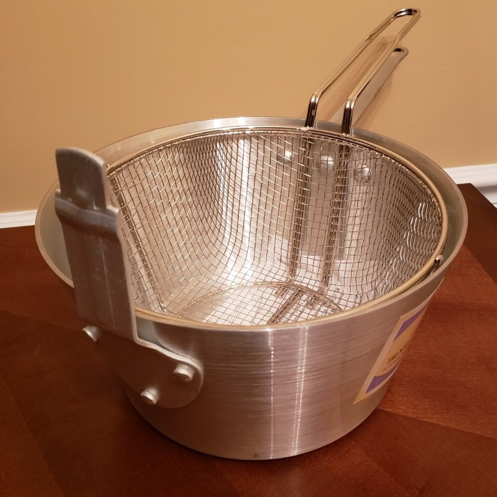 (NWT) Thunder Group 5.5-Quart Fryer Pan with 9" Basket